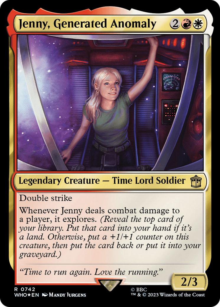 Jenny, Generated Anomaly (Surge Foil) [Doctor Who] | Jack's On Queen