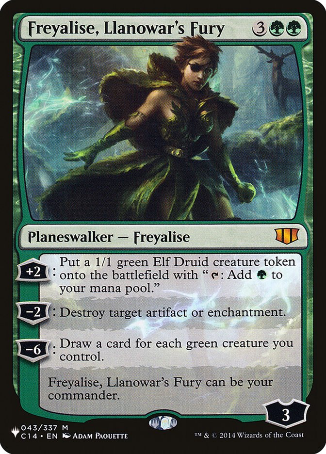 Freyalise, Llanowar's Fury [The List] | Jack's On Queen