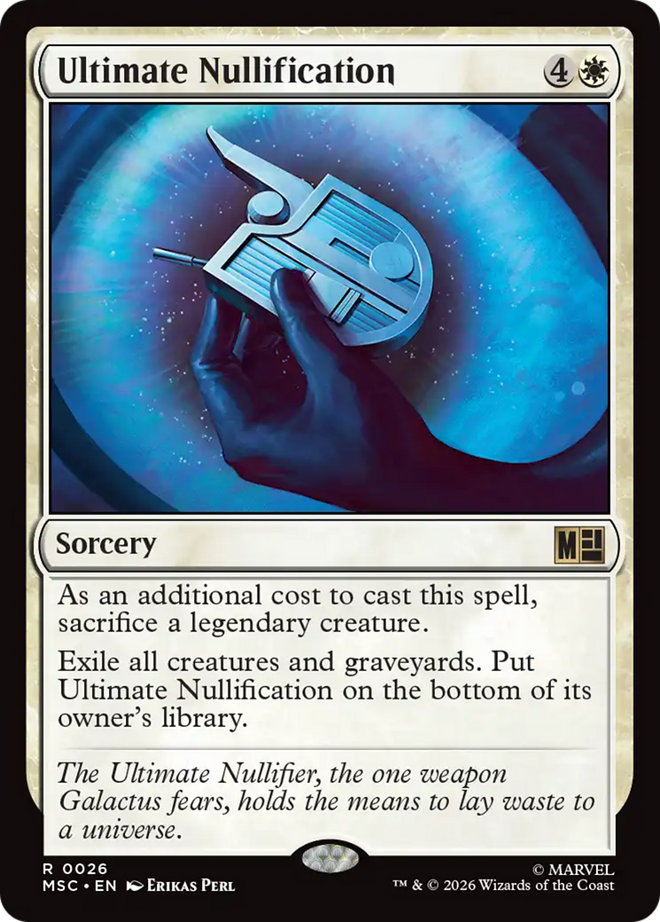 Ultimate Nullification (Surge Foil) [Marvel Super Heroes Commander] | Jack's On Queen