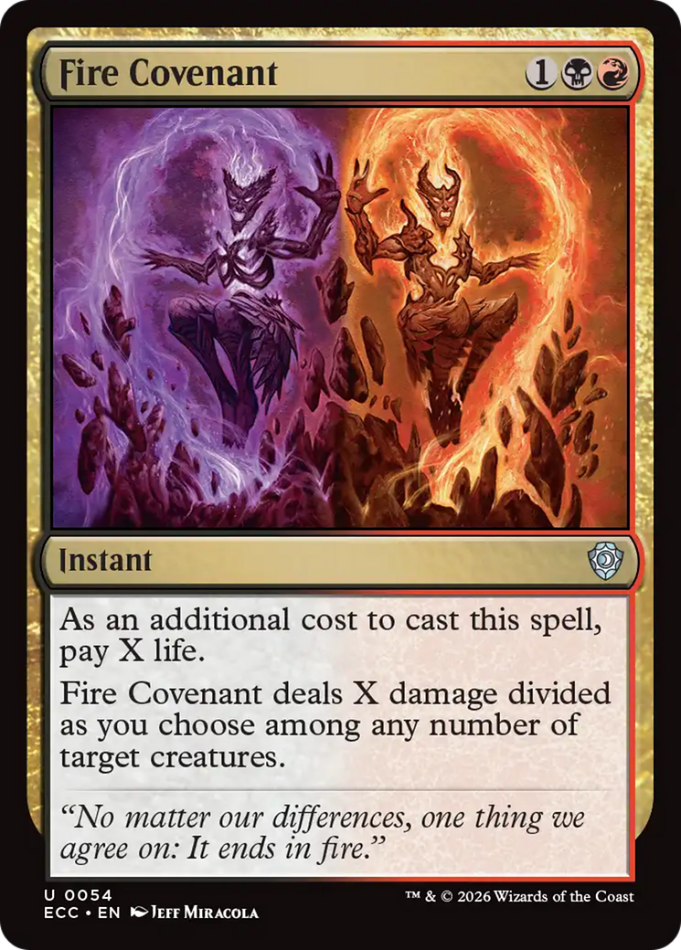 Fire Covenant [Lorwyn Eclipsed Commander] | Jack's On Queen