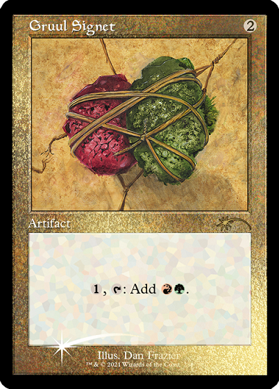 Gruul Signet (Retro) (Foil Etched) [Secret Lair Drop Series] | Jack's On Queen