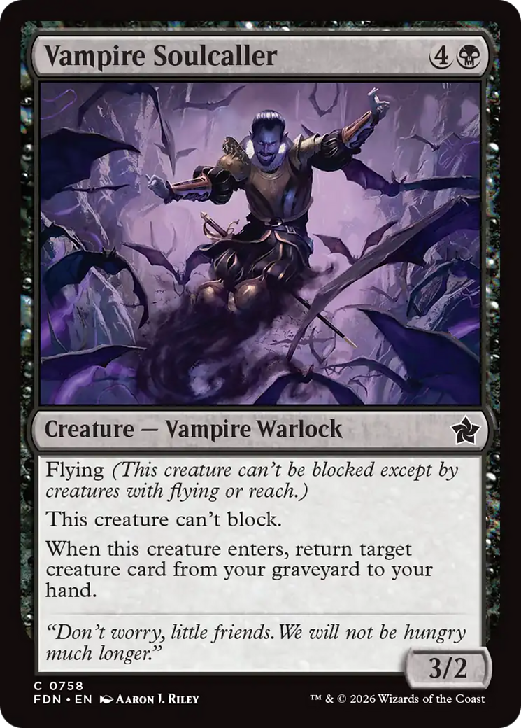 Vampire Soulcaller (0758) [Foundations] | Jack's On Queen