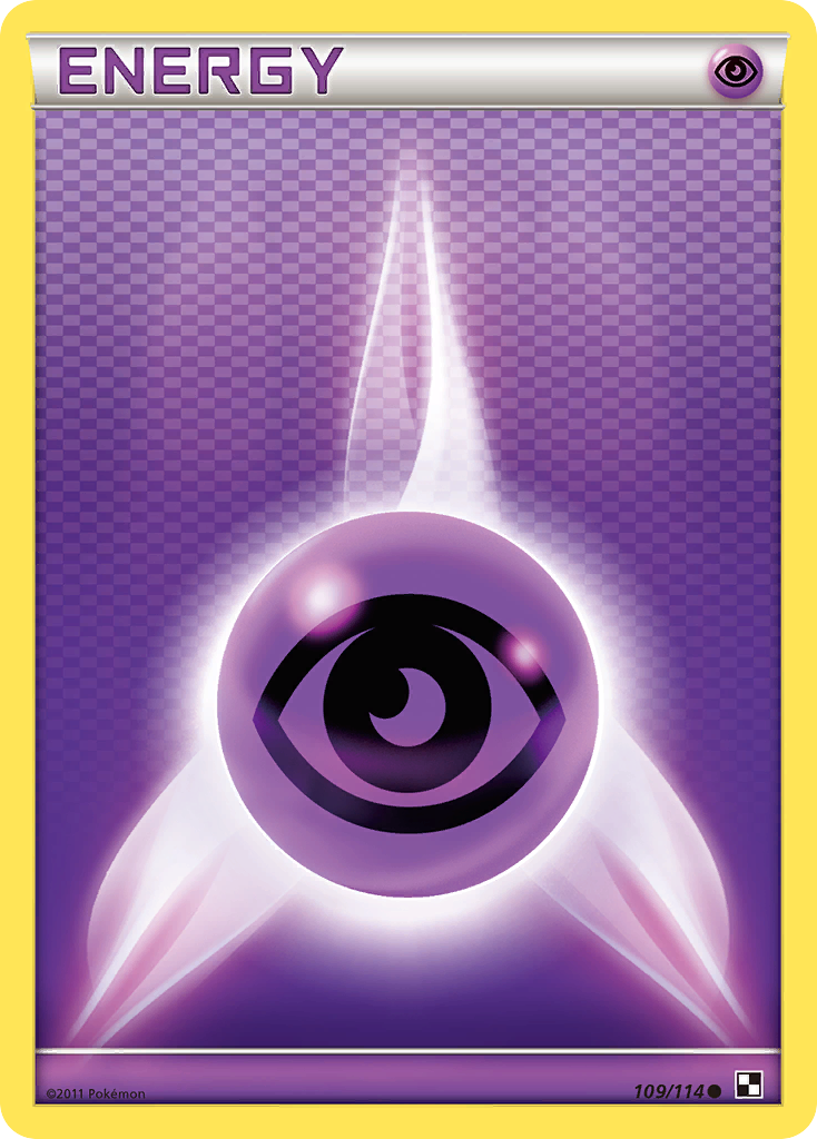 Psychic Energy (109/114) [Black & White: Base Set] | Jack's On Queen
