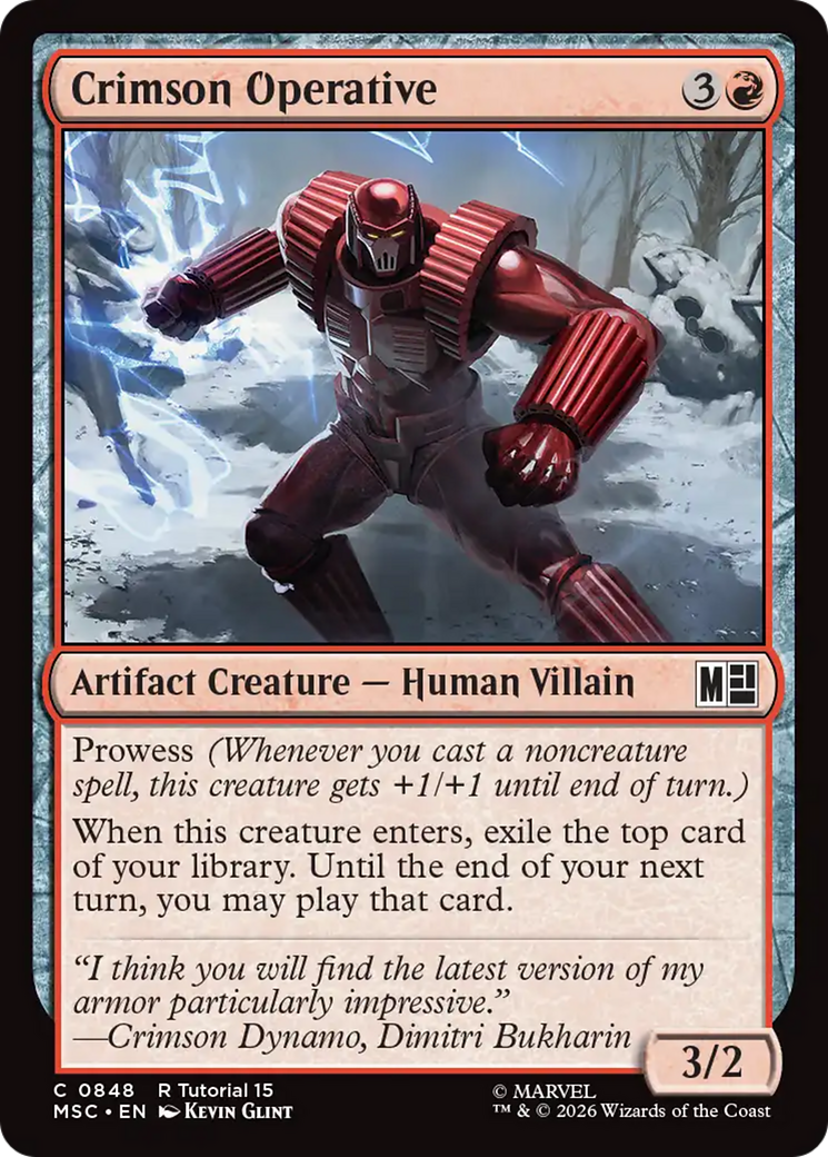 Crimson Operative [Marvel Super Heroes Commander] | Jack's On Queen