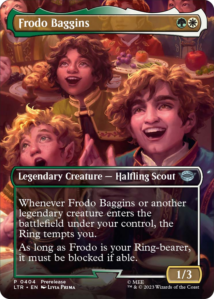 Frodo Baggins (Borderless Alternate Art) [The Lord of the Rings: Tales of Middle-Earth] | Jack's On Queen