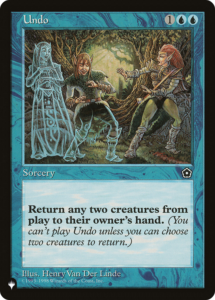 Undo [The List Reprints] | Jack's On Queen