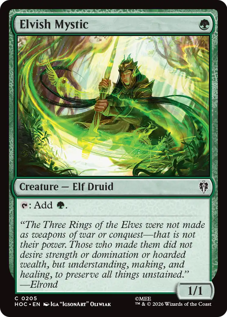 Elvish Mystic [The Hobbit: Eternal-Legal] | Jack's On Queen