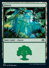 Forest (490) (Foil Etched) [Modern Horizons 2] | Jack's On Queen