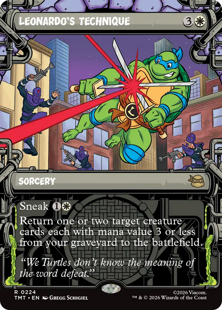 Leonardo's Technique (Showcase) [Teenage Mutant Ninja Turtles] | Jack's On Queen