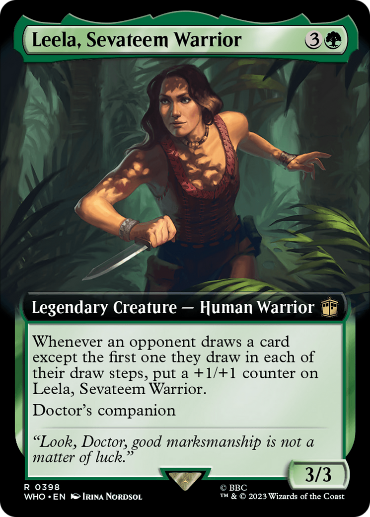 Leela, Sevateem Warrior (Extended Art) [Doctor Who] | Jack's On Queen