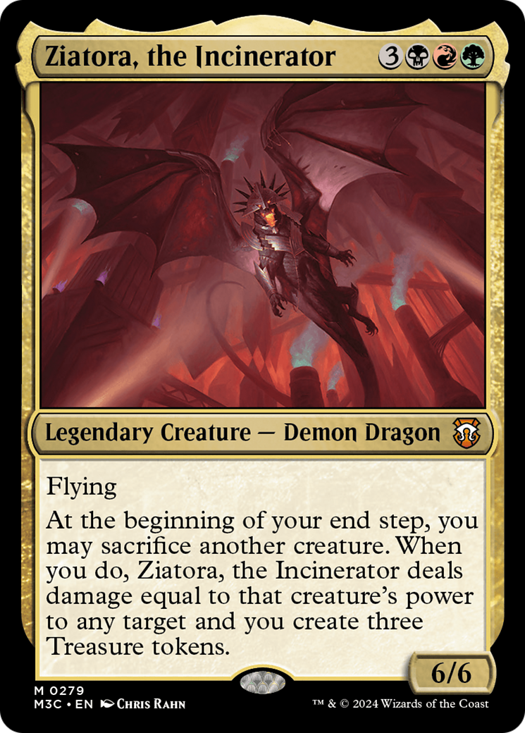 Ziatora, the Incinerator (Ripple Foil) [Modern Horizons 3 Commander] | Jack's On Queen
