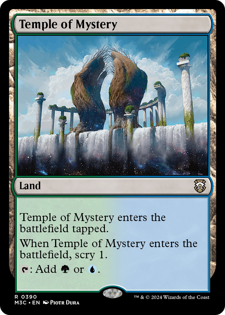 Temple of Mystery (Ripple Foil) [Modern Horizons 3 Commander] | Jack's On Queen
