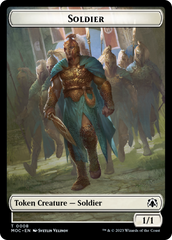Soldier // Insect Double-Sided Token [March of the Machine Commander Tokens] | Jack's On Queen