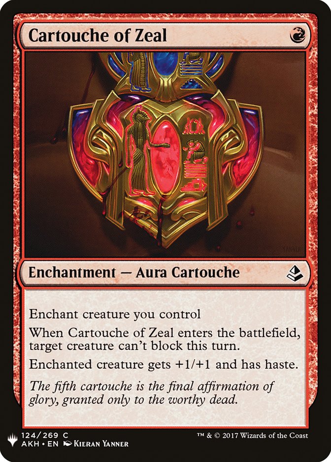 Cartouche of Zeal [Mystery Booster] | Jack's On Queen