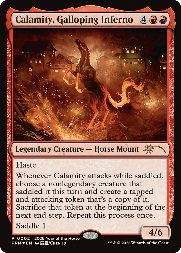 Calamity, Galloping Inferno (Year of the Horse 2026) [Standard Showdown Promos] | Jack's On Queen