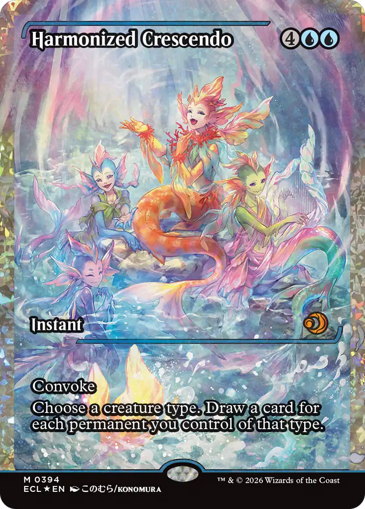 Harmonized Crescendo (0394) (Showcase) (Fracture Foil) [Lorwyn Eclipsed] | Jack's On Queen