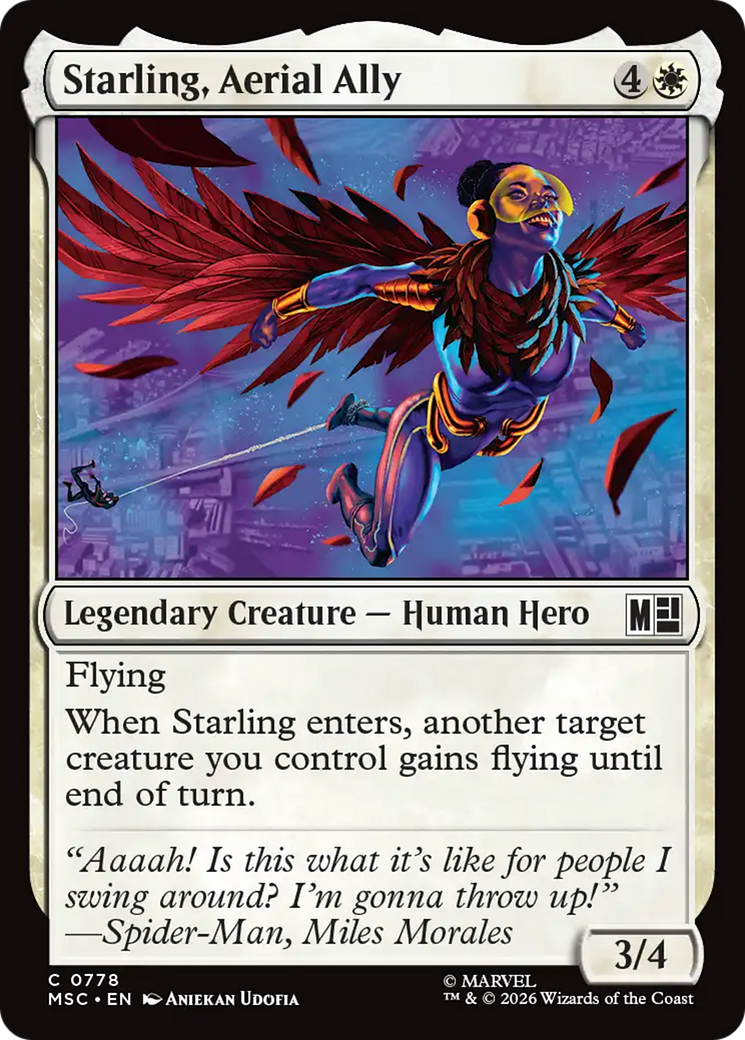 Starling, Aerial Ally [Marvel Super Heroes Commander] | Jack's On Queen