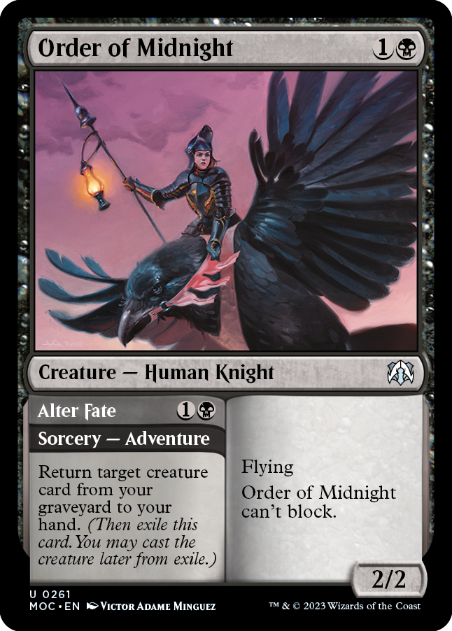 Order of Midnight // Alter Fate [March of the Machine Commander] | Jack's On Queen