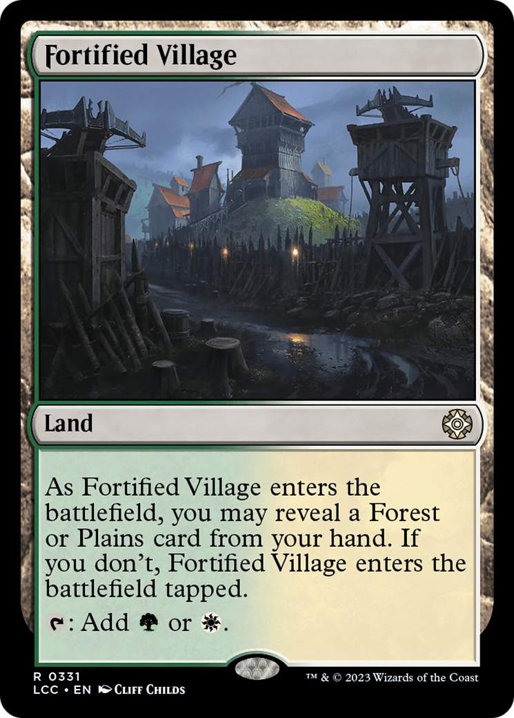 Fortified Village [The Lost Caverns of Ixalan Commander] | Jack's On Queen