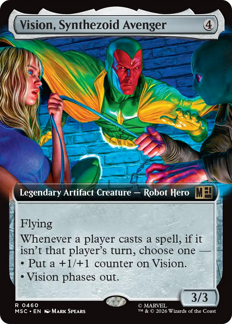 Vision, Synthezoid Avenger (Extended Art) [Marvel Super Heroes Commander] | Jack's On Queen