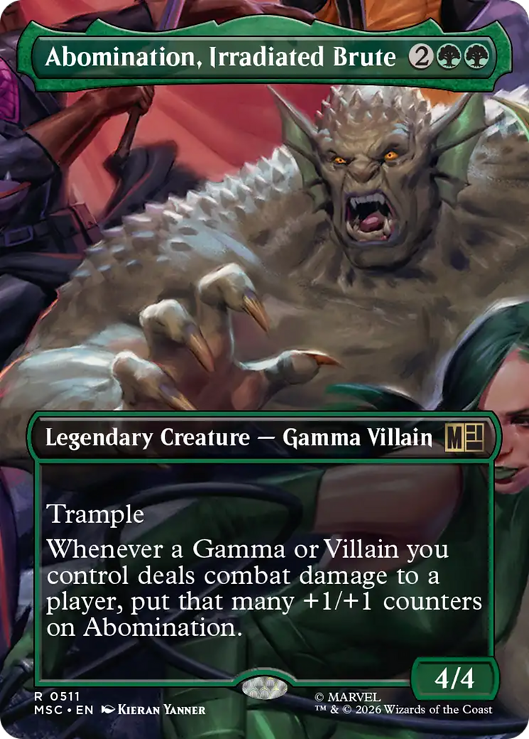 Abomination, Irradiated Brute (Borderless) [Marvel Super Heroes Commander] | Jack's On Queen