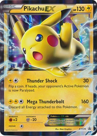 Pikachu EX (XY174) (Jumbo Card) [XY: Black Star Promos] | Jack's On Queen