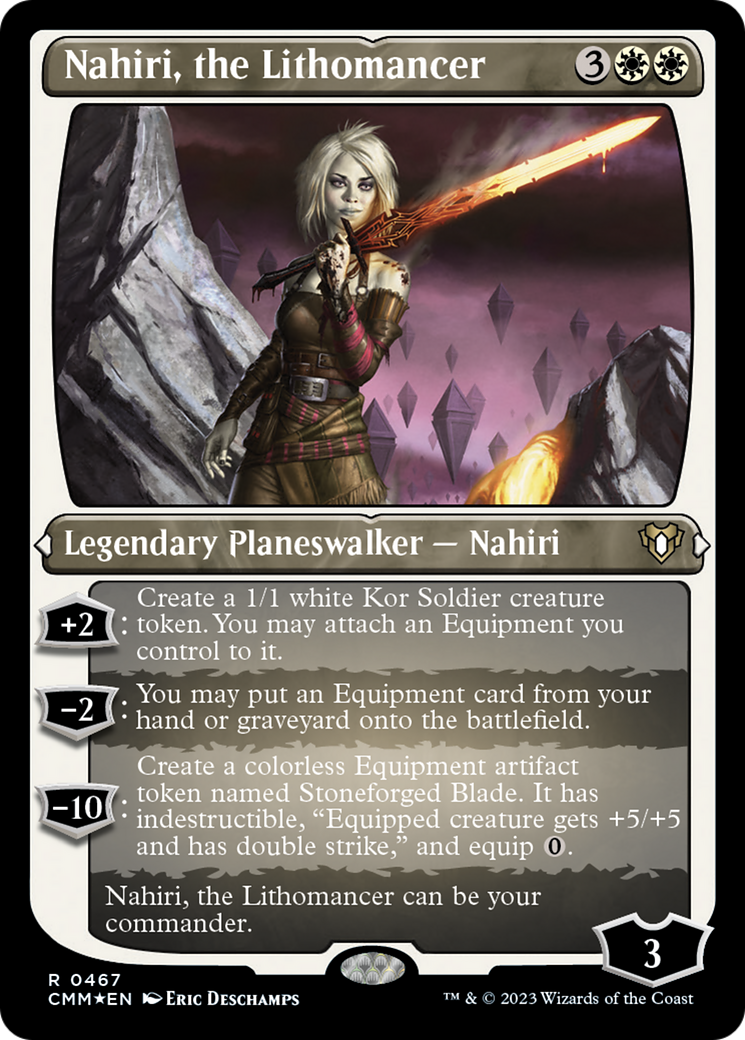 Nahiri, the Lithomancer (Foil Etched) [Commander Masters] | Jack's On Queen