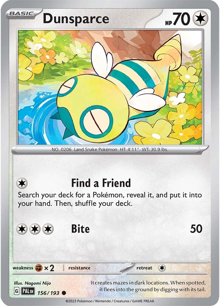 Dunsparce (156/193) [Scarlet & Violet: Paldea Evolved] | Jack's On Queen