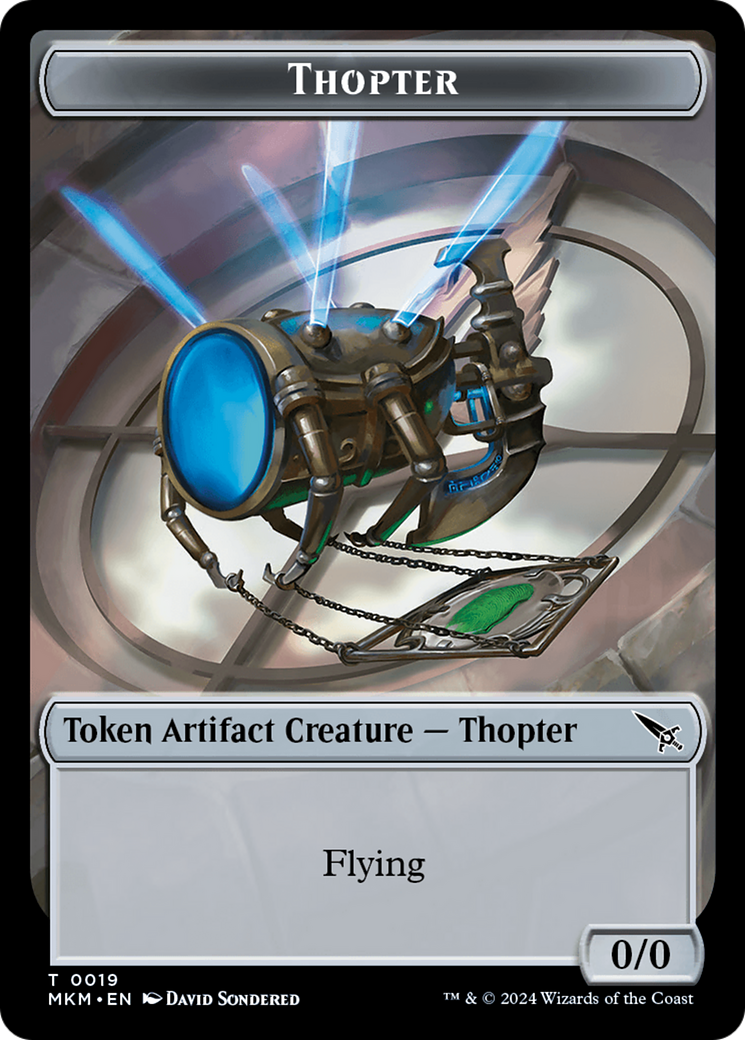 Thopter Token (0019) [Murders at Karlov Manor Tokens] | Jack's On Queen