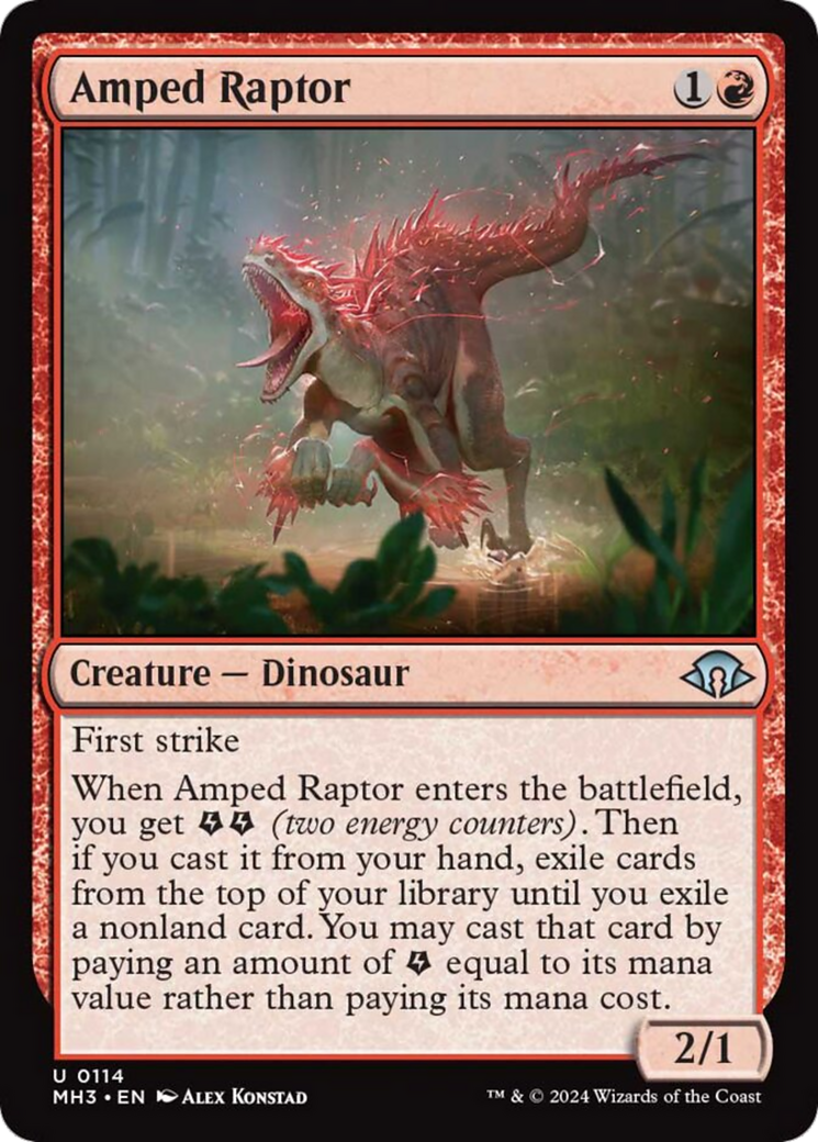 Amped Raptor [Modern Horizons 3] | Jack's On Queen