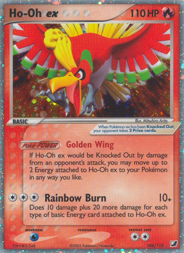 Ho-Oh ex (104/115) [EX: Unseen Forces] | Jack's On Queen