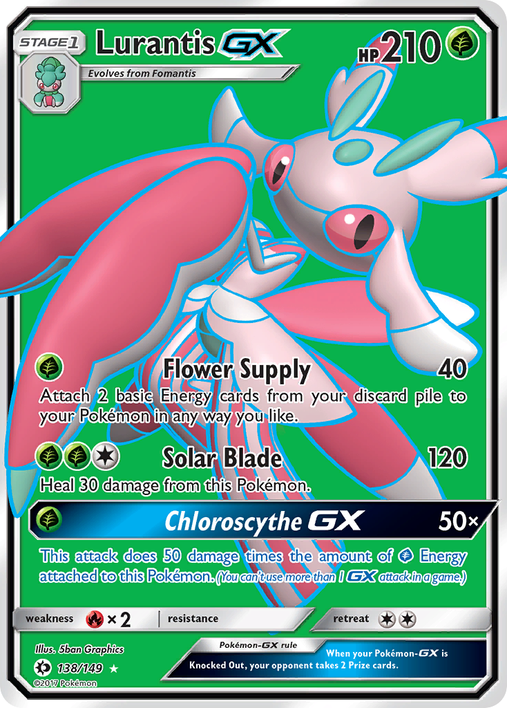 Lurantis GX (138/149) [Sun & Moon: Base Set] | Jack's On Queen