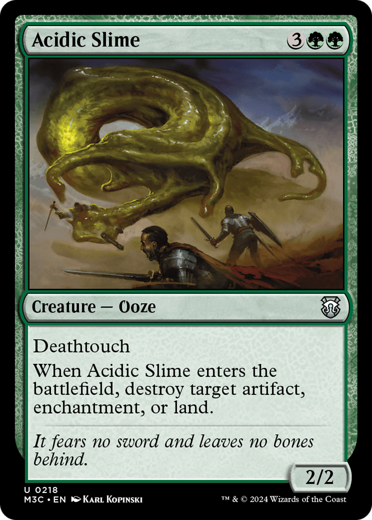 Acidic Slime (Ripple Foil) [Modern Horizons 3 Commander] | Jack's On Queen