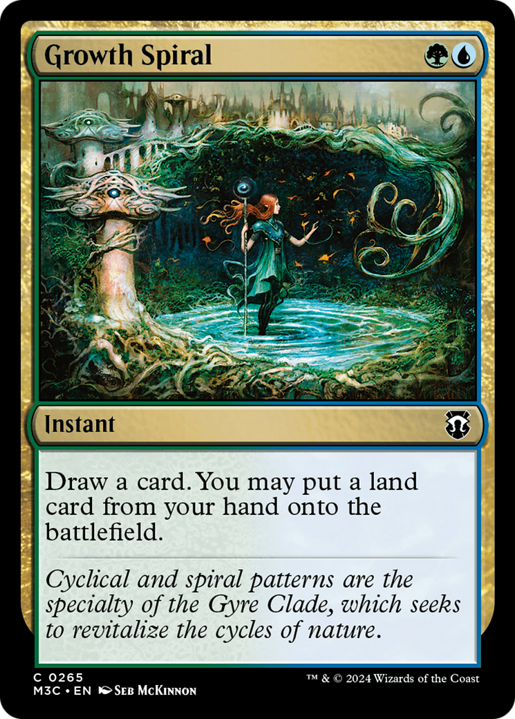 Growth Spiral (Ripple Foil) [Modern Horizons 3 Commander] | Jack's On Queen