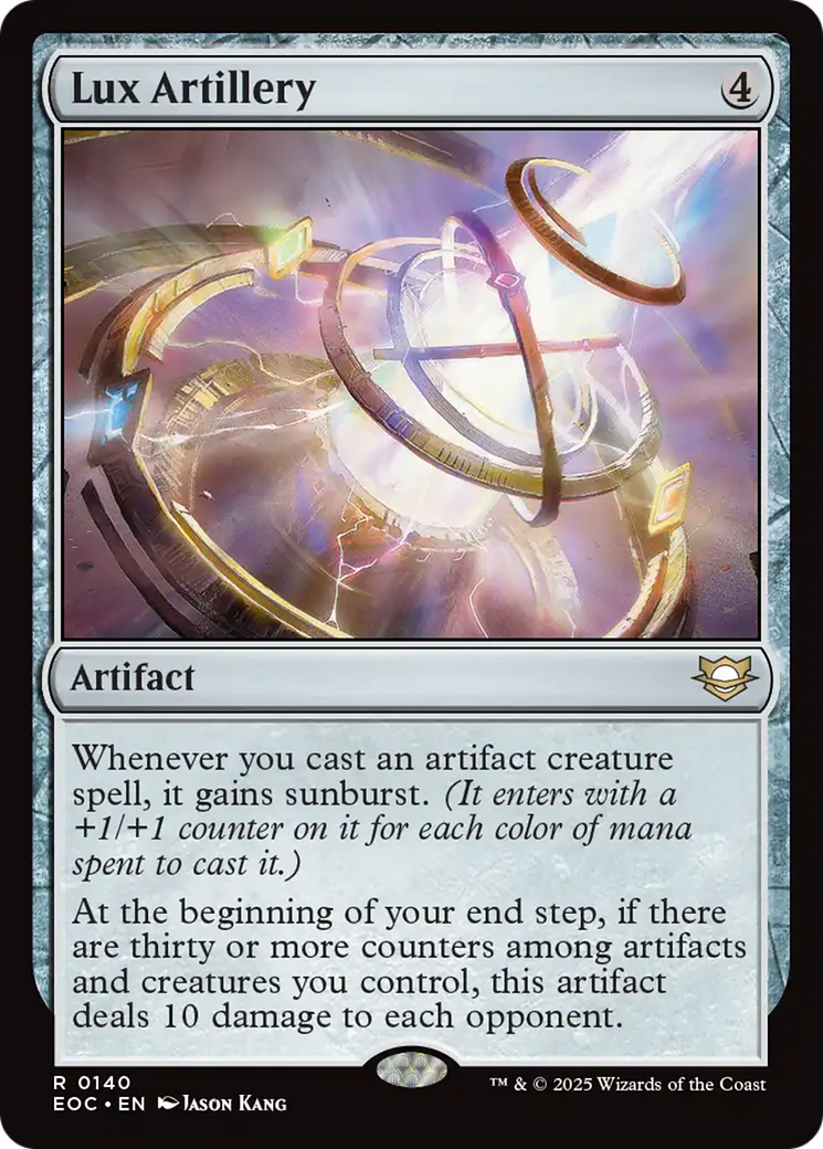 Lux Artillery [Edge of Eternities Commander] | Jack's On Queen