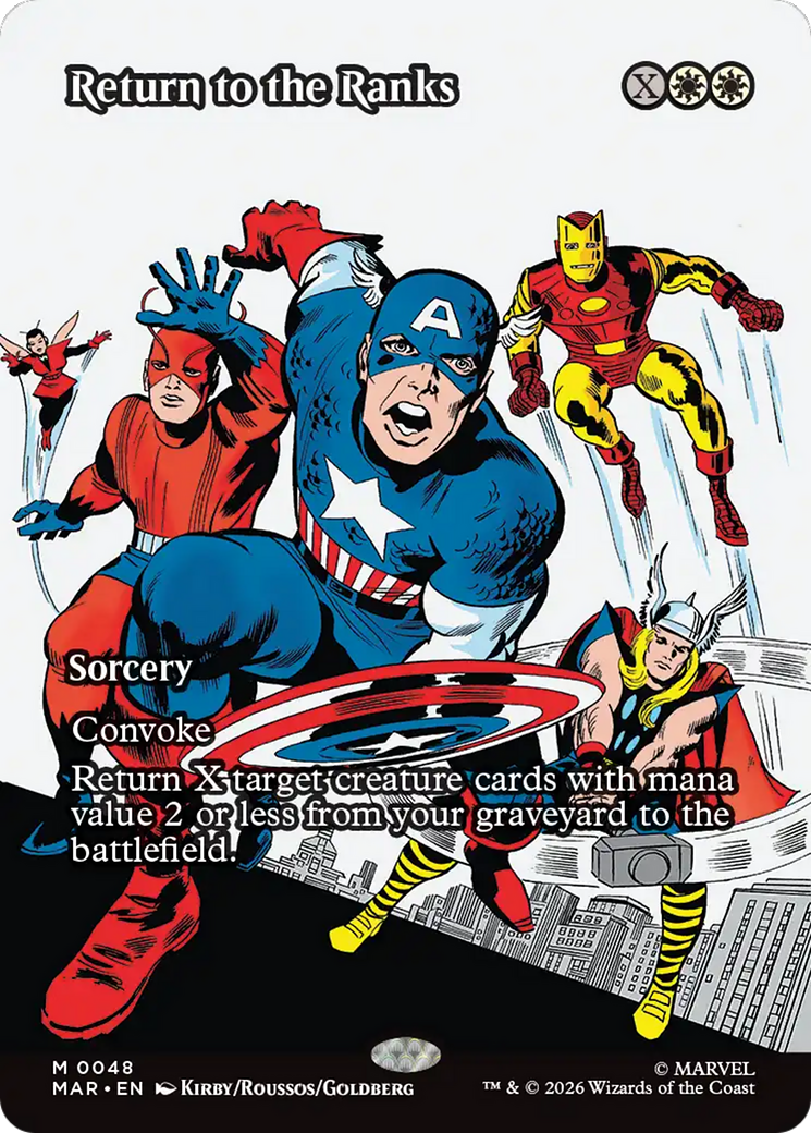 Return to the Ranks (Borderless) [Marvel Universe: Eternal-Legal] | Jack's On Queen