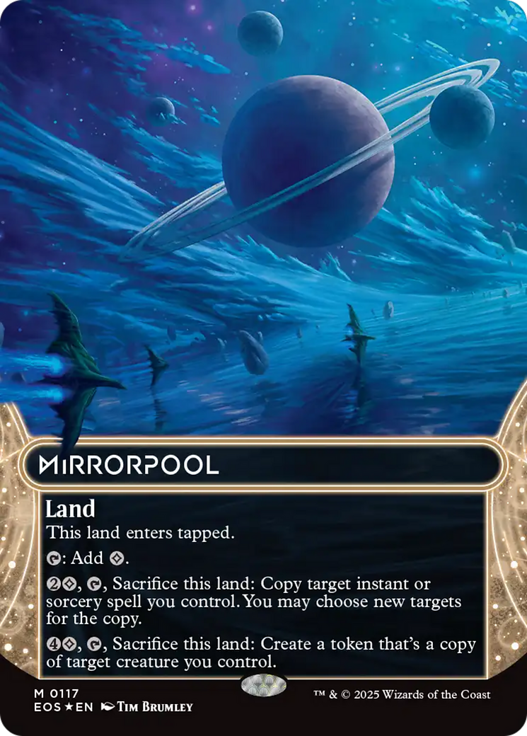 Mirrorpool (0117) (Borderless) (Galaxy Foil) [Edge of Eternities: Stellar Sights] | Jack's On Queen