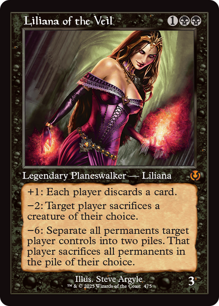 Liliana of the Veil (Retro Frame) [Innistrad Remastered] | Jack's On Queen