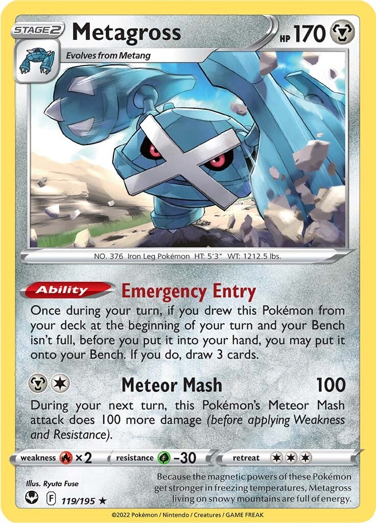 Metagross (119/195) [Sword & Shield: Silver Tempest] | Jack's On Queen