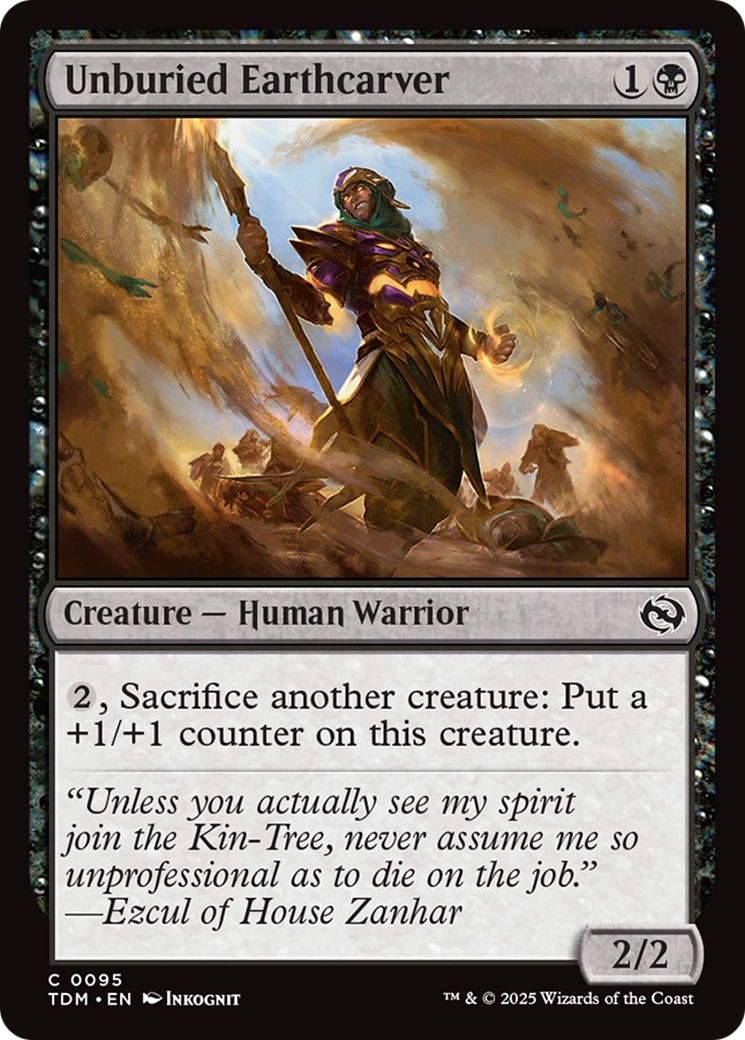 Unburied Earthcarver [Tarkir: Dragonstorm] | Jack's On Queen