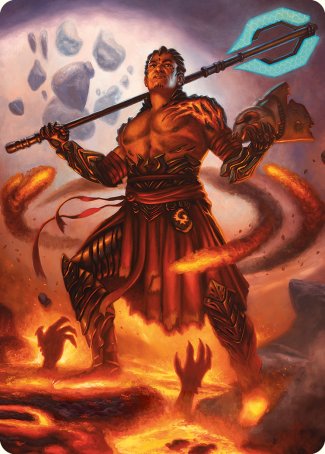 Koth, Fire of Resistance Art Card [Phyrexia: All Will Be One Art Series] | Jack's On Queen