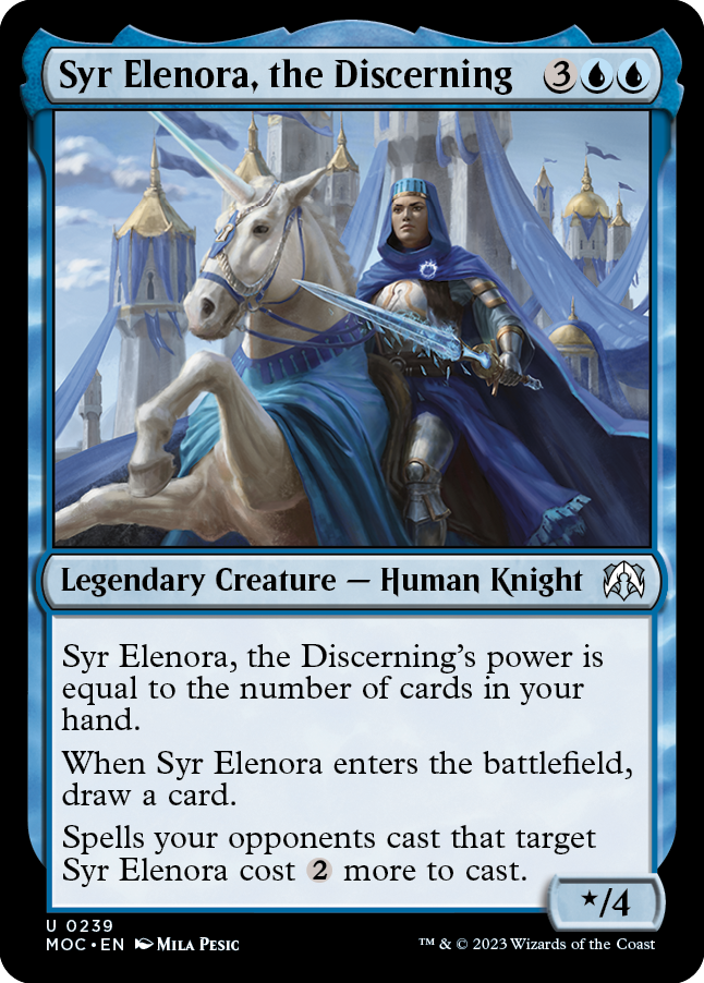 Syr Elenora, the Discerning [March of the Machine Commander] | Jack's On Queen
