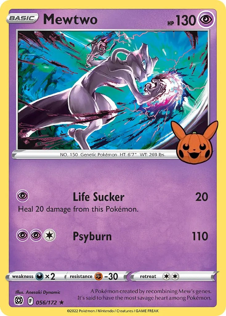 Mewtwo (056/172) [Trick or Trade] | Jack's On Queen