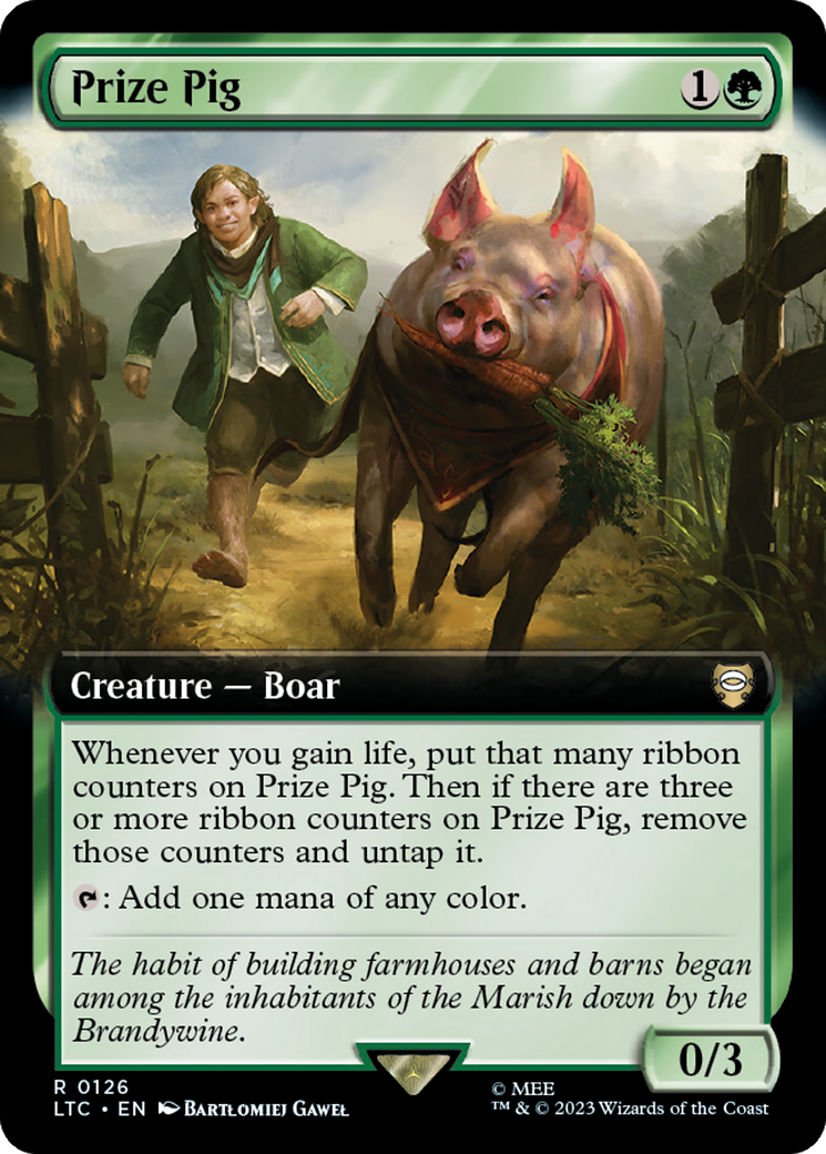 Prize Pig (Extended Art) [The Lord of the Rings: Tales of Middle-Earth Commander] | Jack's On Queen