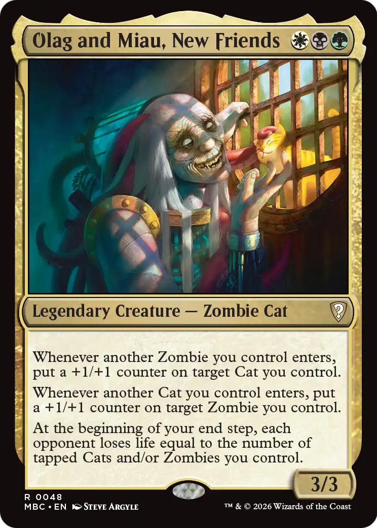 Olag and Miau, New Friends [Mystery Booster: Commander Edition] | Jack's On Queen