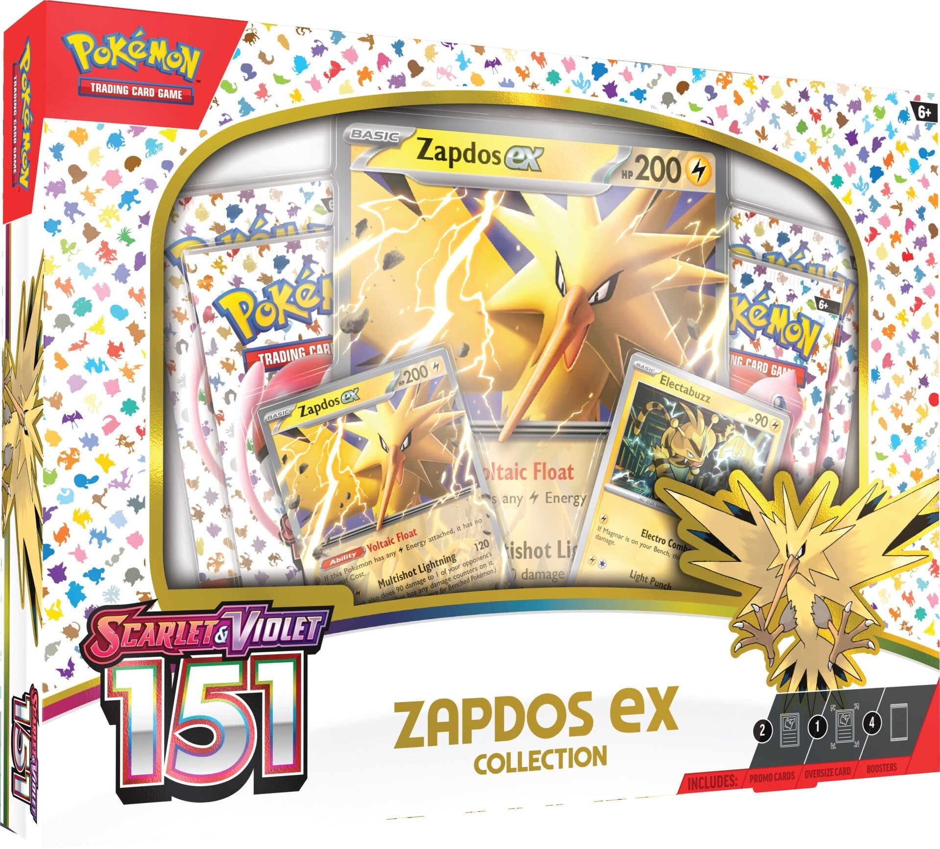 Scarlet & Violet: 151 - Zapdos ex Box | Jack's On Queen