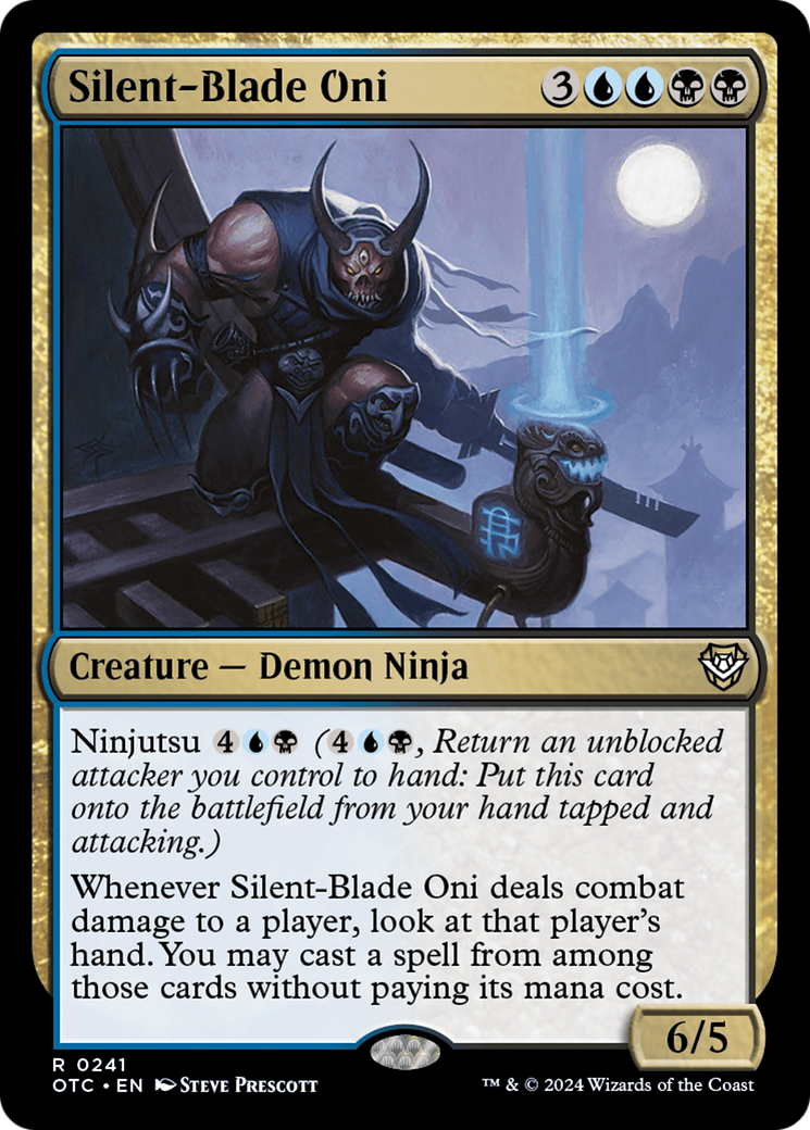 Silent-Blade Oni [Outlaws of Thunder Junction Commander] | Jack's On Queen