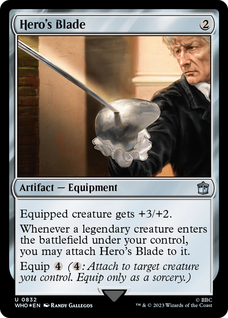 Hero's Blade (Surge Foil) [Doctor Who] | Jack's On Queen