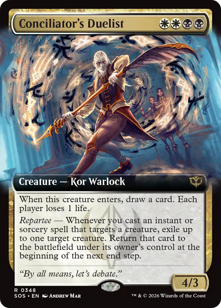 Conciliator's Duelist (Extended Art) [Secrets of Strixhaven] | Jack's On Queen