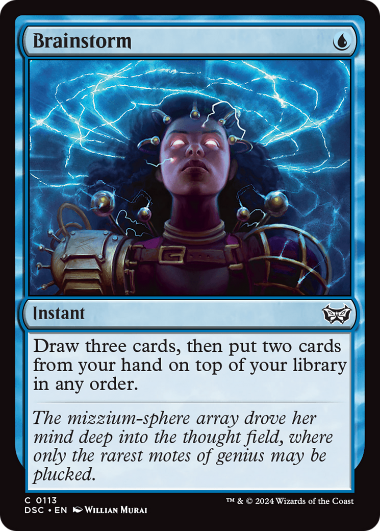 Brainstorm [Duskmourn: House of Horror Commander] | Jack's On Queen
